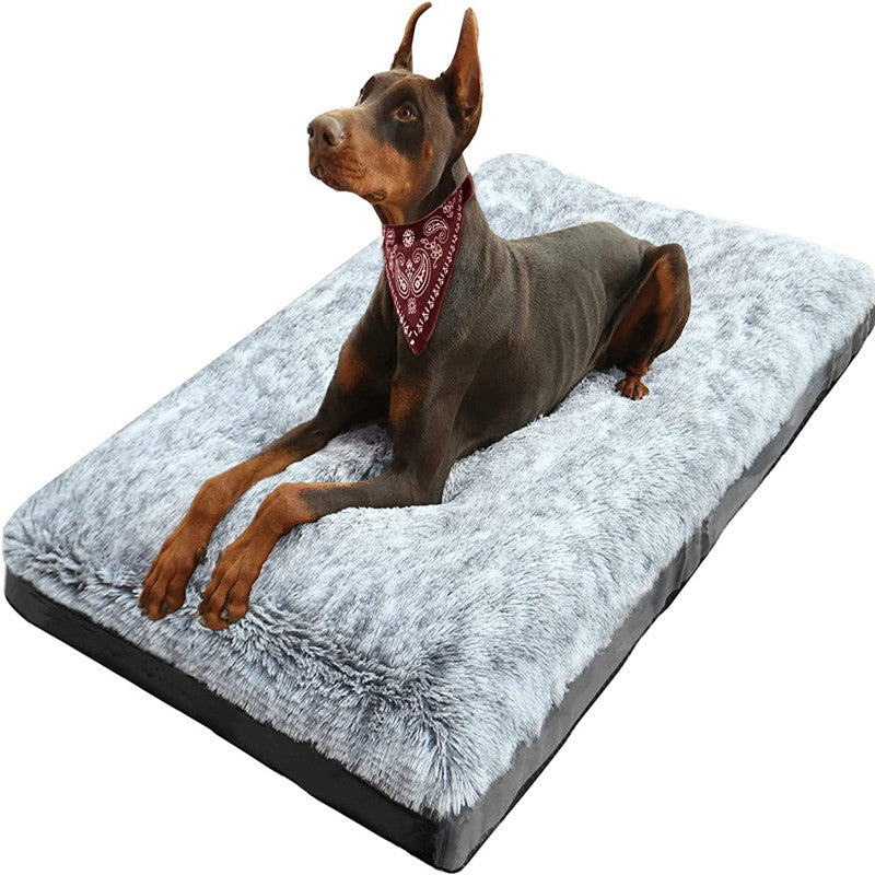 The Shaggy Bed Dog Cage Cushion super comfortable - FURRY FRIENDS