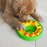 Dog Pets Puzzle Toys Slow Feeder Interactive Increase Puppy IQ Food Dispenser Slowly Eating NonSlip Bowl Pet Dogs Training Game - FURRY FRIENDS