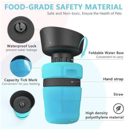 Travel Water Bottle Dog Water Dispenser - FURRY FRIENDS