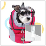 Pet Dog Carrier Carrier For Dogs Backpack Out Double Shoulder Portable Travel Outdoor Carrier Bag Mesh - FURRY FRIENDS