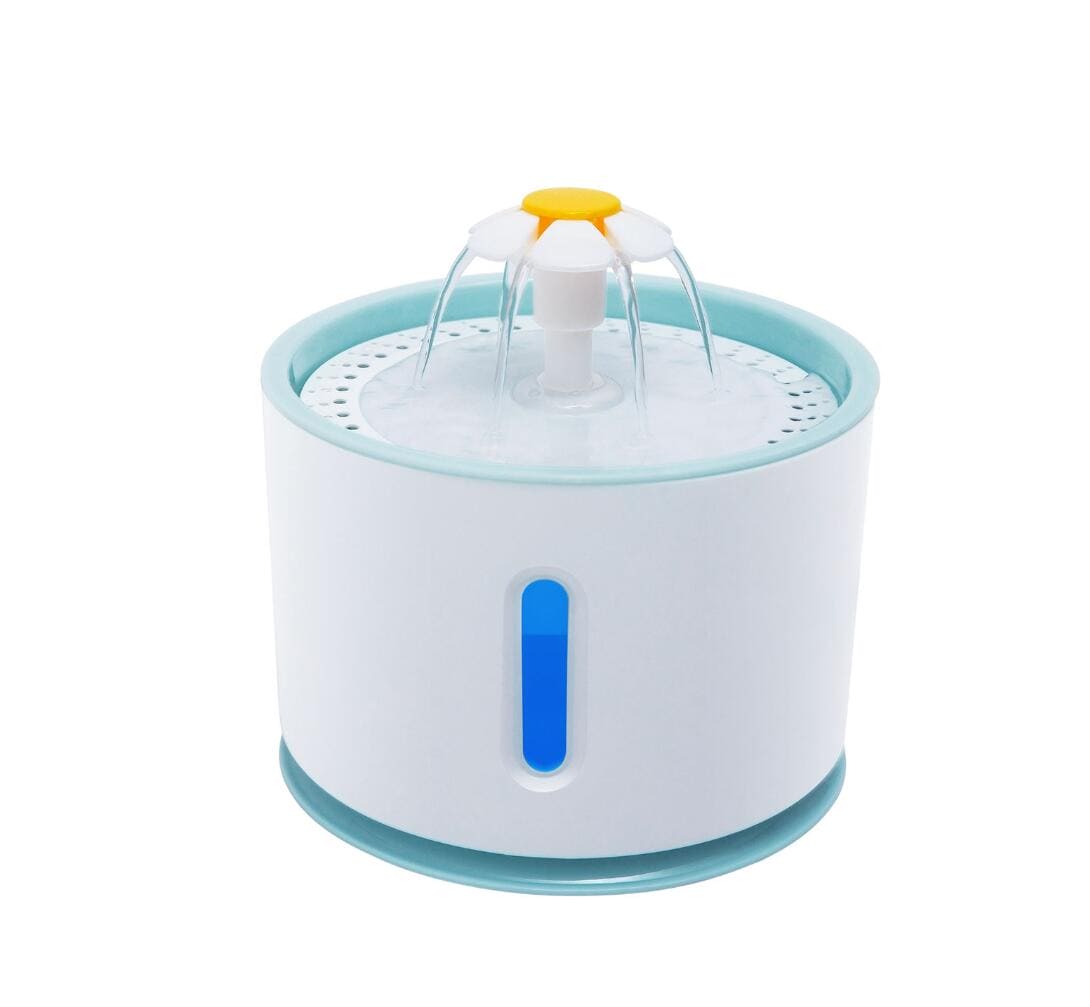 Automatic Pet Cat Water Fountain With LED Lighting USB Dogs Cats Mute Drinker Feeder Bowl Drinking Dispenser - FURRY FRIENDS