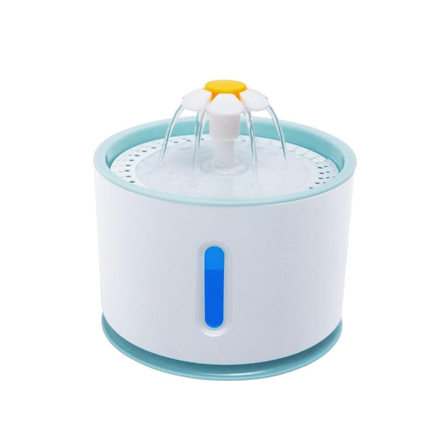 Automatic Pet Cat Water Fountain With LED Lighting USB Dogs Cats Mute Drinker Feeder Bowl Drinking Dispenser - FURRY FRIENDS