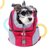 Pet Dog Carrier Carrier For Dogs Backpack Out Double Shoulder Portable Travel Outdoor Carrier Bag Mesh - FURRY FRIENDS