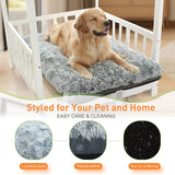 The Shaggy Bed Dog Cage Cushion super comfortable - FURRY FRIENDS