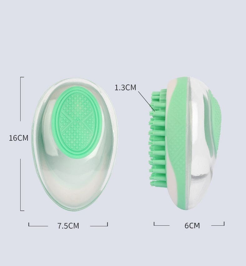 Dog Cat Bath Brush 2-in-1 Pet SPA Massage Comb Soft Silicone Pets Shower Hair Grooming Cmob Dog Cleaning Tool Pet Products - FURRY FRIENDS