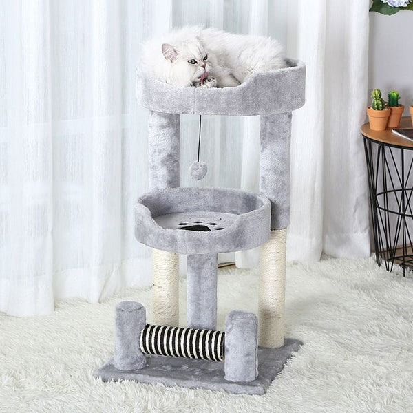 Cat Tree, All-season General Purpose, Sisal Grinding Claw Toy, Cat Supplies - FURRY FRIENDS