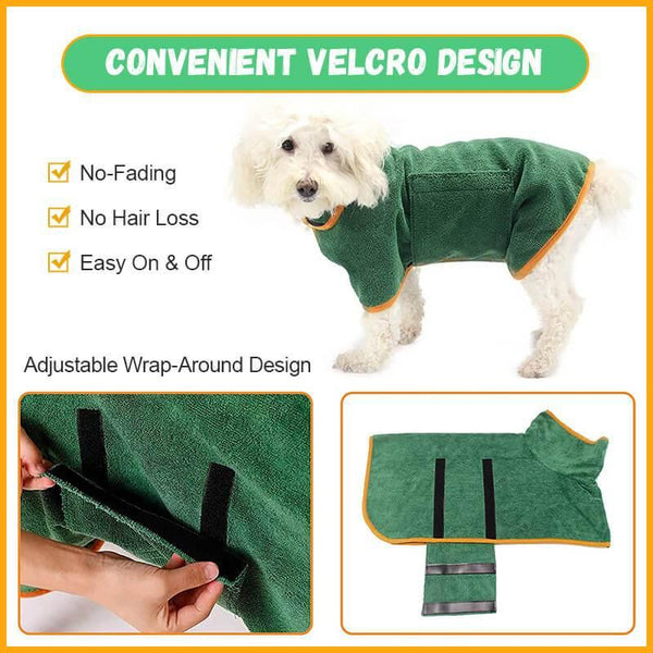 Absorbent Pet Bathrobe - Shaya. Aproducts™