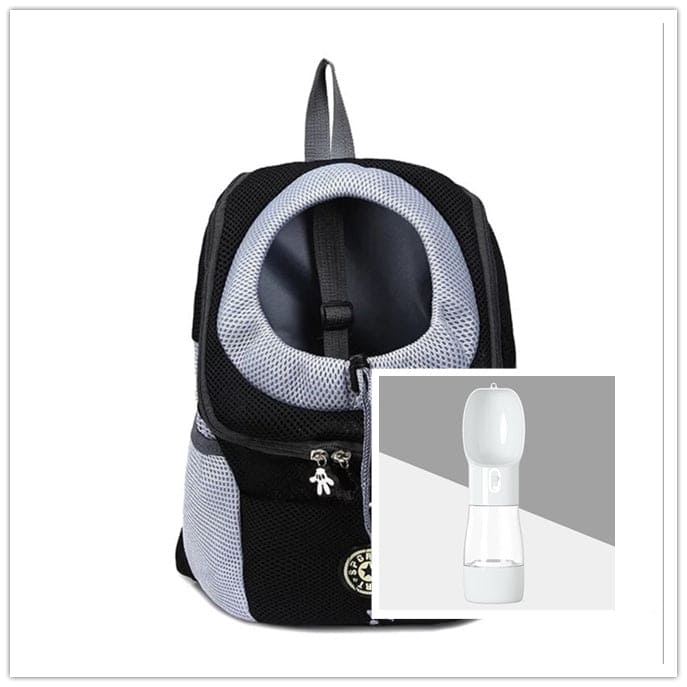 Pet Dog Carrier Carrier For Dogs Backpack Out Double Shoulder Portable Travel Outdoor Carrier Bag Mesh - FURRY FRIENDS