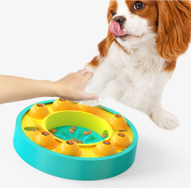 Dog Pets Puzzle Toys Slow Feeder Interactive Increase Puppy IQ Food Dispenser Slowly Eating NonSlip Bowl Pet Dogs Training Game - FURRY FRIENDS