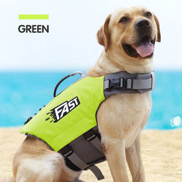 Reflective Printed Pet Dog Life Jacket Dog Swimming Suit - FURRY FRIENDS