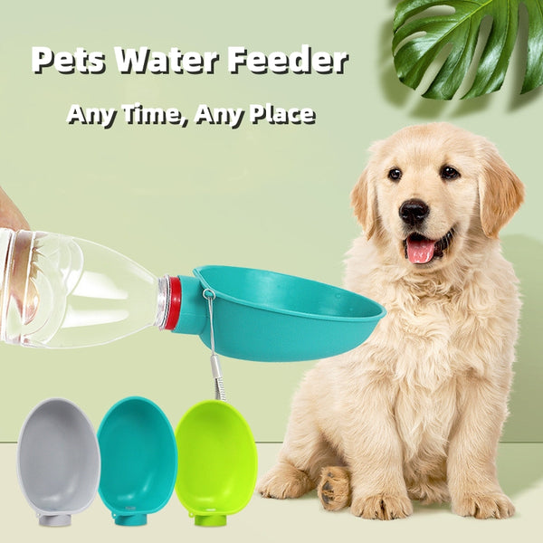 Portable Dog Drinking Bowl Outdoor Water Feeding - FURRY FRIENDS