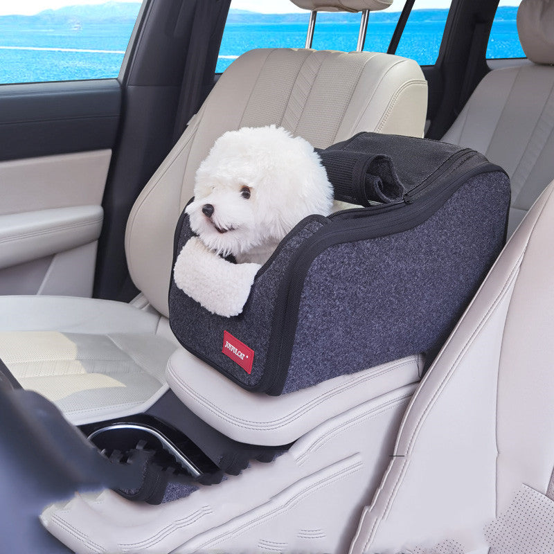 Vehicle Mounted Dog Kennel Back Seat Car - FURRY FRIENDS