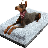 The Shaggy Bed Dog Cage Cushion super comfortable - FURRY FRIENDS