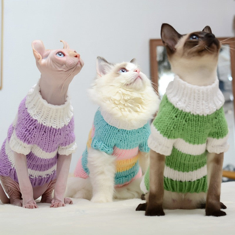 Handmade Cat Warm Sweater Clothes - FURRY FRIENDS