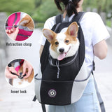 Pet Dog Carrier Carrier For Dogs Backpack Out Double Shoulder Portable Travel Outdoor Carrier Bag Mesh - FURRY FRIENDS